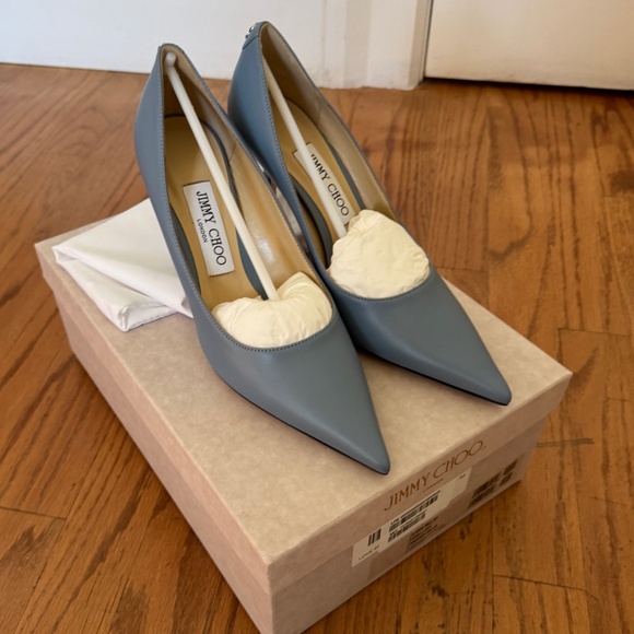 Jimmy Choo Shoes - Jimmy Choo smoky blue Love 85 heels size 37